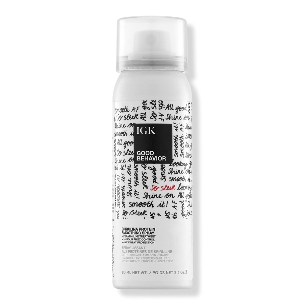 IGK Good Behavior Spirulina Protein Smoothing Spray Travel 2.4 oz